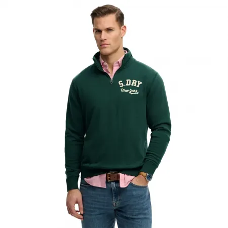슈퍼드라이 빈티지 Athletic 하프 지퍼 스웨터 142797872