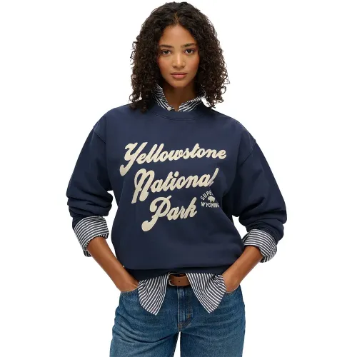 슈퍼드라이 Lo-Fi Outdoor 루즈 크루 스웨터 142824847