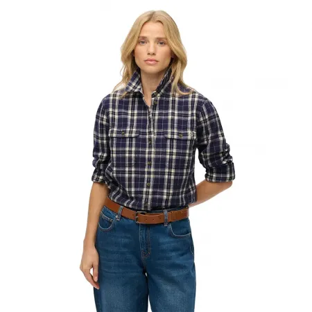 슈퍼드라이 Lumberjack Check Flannel 셔츠 142824850