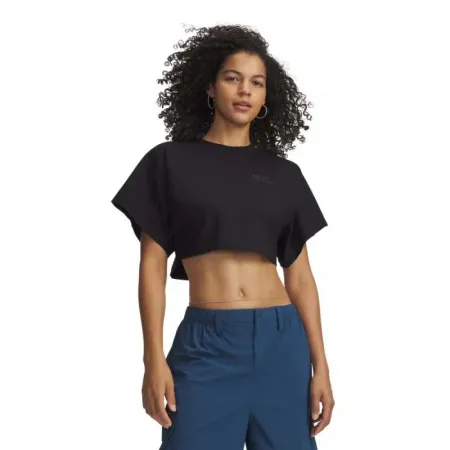 언더아머 Cropped Script 반팔 티셔츠 142830261