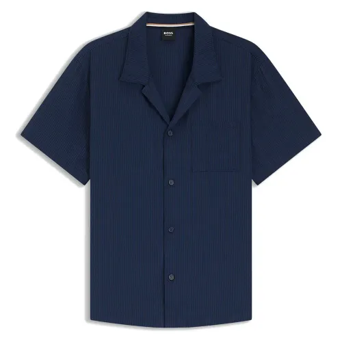 보스 10279231 Relaxed 핏 반팔 셔츠 142850550