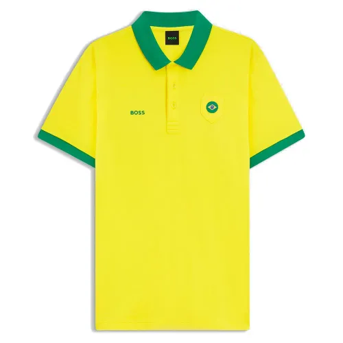 보스 BB BC Lux Paddy 반팔 폴로 셔츠 142850572