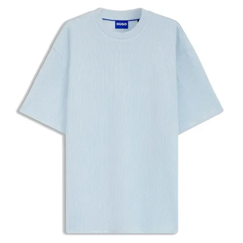 휴고 보스 Nuwaffle 10268873 BLUE 반팔 티셔츠 142850919