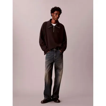 캘빈클라인 Brushed 하프 지퍼 스웨터 142869702