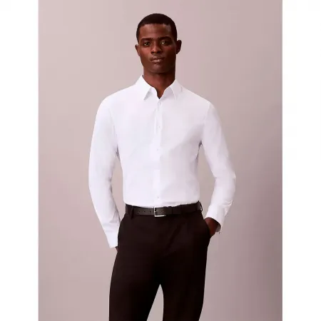 캘빈클라인 Solid Supima 긴팔 셔츠 142870433