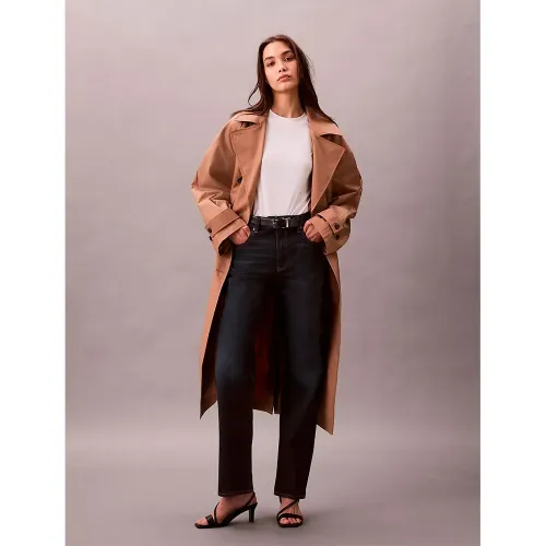 캘빈클라인 LV047B911G Straight 핏 하이웨이스트 청바지 142871348