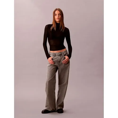 캘빈클라인 LV047D834G 와이드 Leg 청바지 142871550