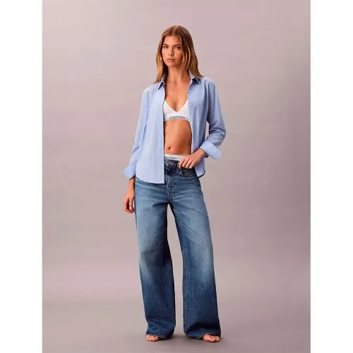 캘빈클라인 LV047E701G 와이드 Leg 청바지 142871610