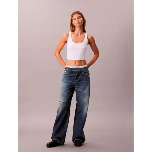 캘빈클라인 LV047E727G Baggy 핏 로우웨이스트 청바지 142871618