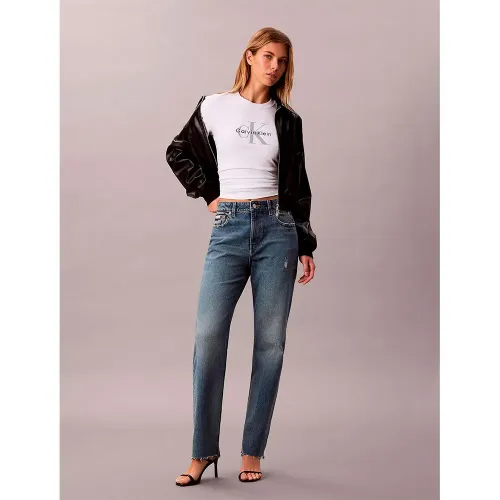 캘빈클라인 LV047E788G Straight 핏 하이웨이스트 청바지 142871629