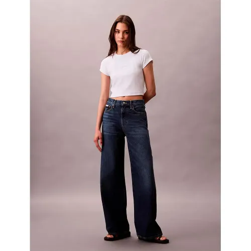 캘빈클라인 LV147B933G 와이드 Leg 청바지 142872035