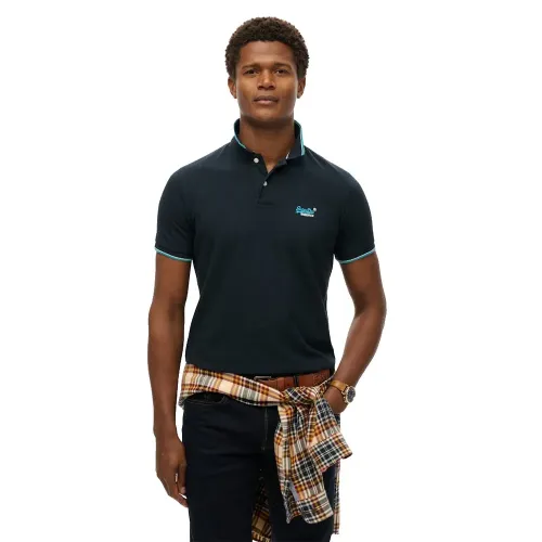 슈퍼드라이 빈티지 Poolside 반팔 폴로 셔츠 142919854