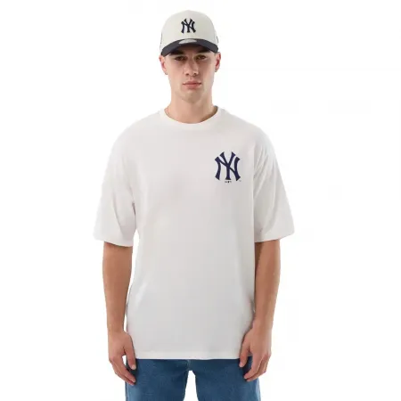 뉴에라 MLB Cap 그래픽 뉴욕 양키즈 반팔 티셔츠 142930426