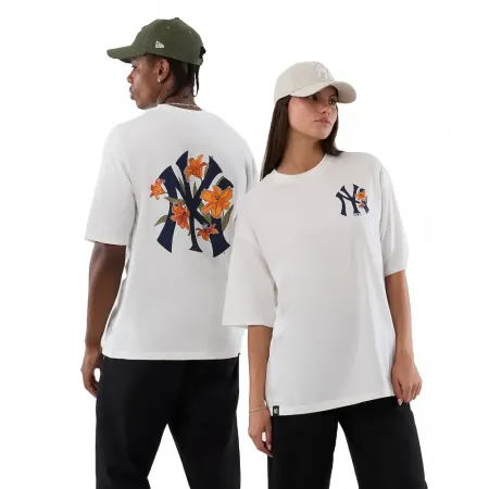 뉴에라 MLB Floral 뉴욕 양키즈 반팔 티셔츠 142930432