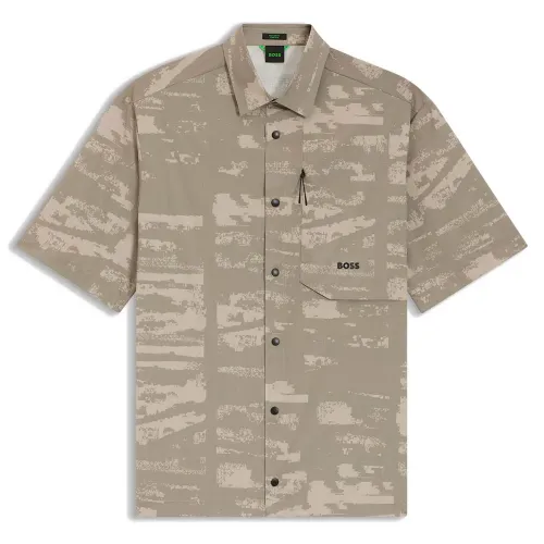 보스 Globe Print 10277766 반팔 셔츠 142934091