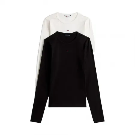 타미힐피거 에센셜 슬림 Fit 긴팔 티셔츠 2 팩 142951307