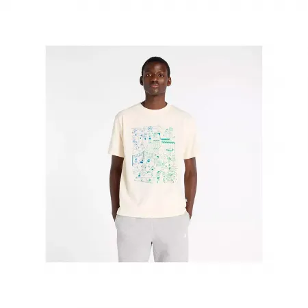 뉴발란스 Athletics Run Mural 반팔 티셔츠 142958373