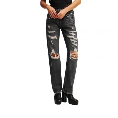 KARL LAGERFELD JEANS A1W10032 Straight 핏 하이웨이스트 청바지 142978837