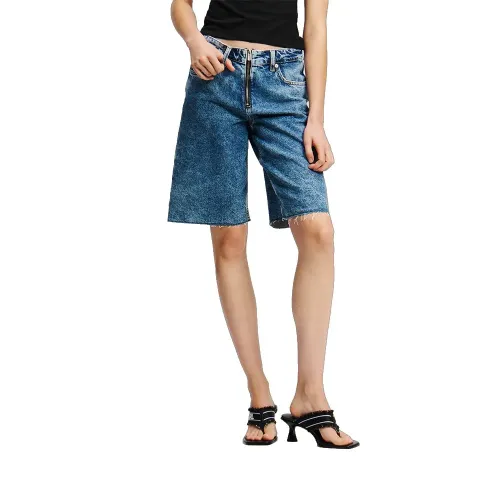 KARL LAGERFELD JEANS A2W10042 Relaxed 핏 데님 반바지 142979023