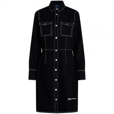 KARL LAGERFELD JEANS A3W13015 긴팔 짧은 원피스 142979221