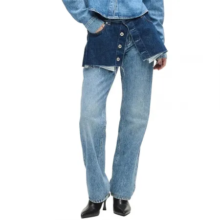 KARL LAGERFELD JEANS B1W10073 Straight 핏 하이웨이스트 청바지 142979533