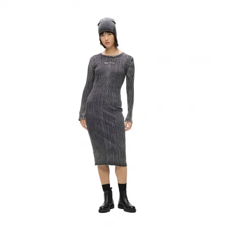 KARL LAGERFELD JEANS B1W13055 긴팔 미디 원피스 142979582