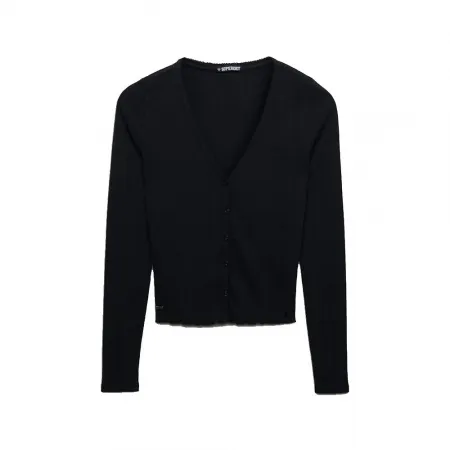 슈퍼드라이 Athletic 에센셜 Pointelle 카디건 142979768