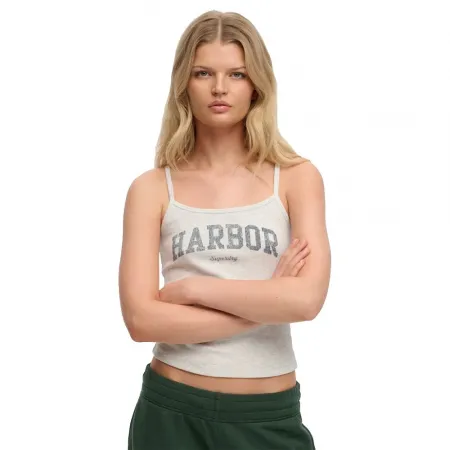 슈퍼드라이 Athletic 에센셜 그래픽 Print Cami 나시 티셔츠 142979777