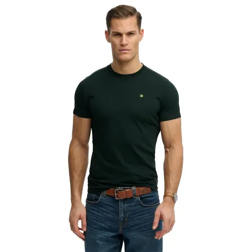 슈퍼드라이 에센셜 SDCO 로고 엠브로이더드 반팔 티셔츠 142979812