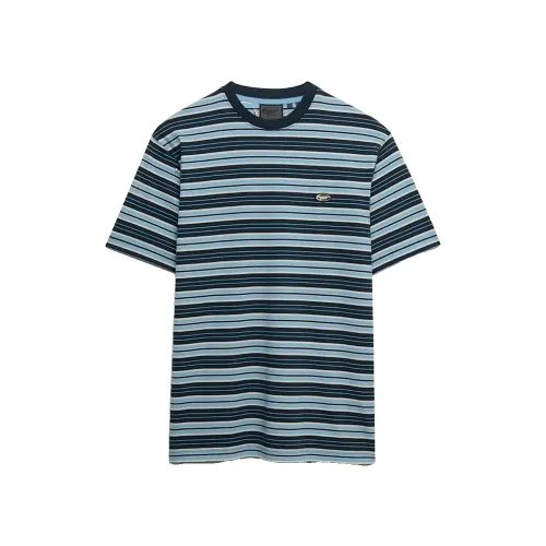 슈퍼드라이 오버핏 Stripe 반팔 티셔츠 142979841