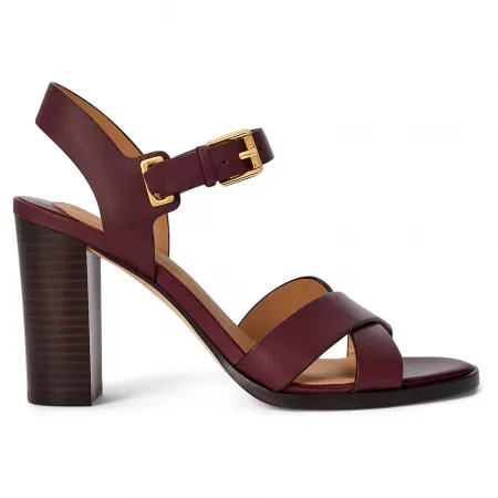 로렌-FTW Emeryn 레더 힐 샌들 142982023