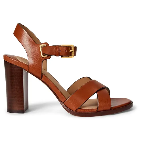 로렌-FTW Emeryn 레더 힐 샌들 142982024