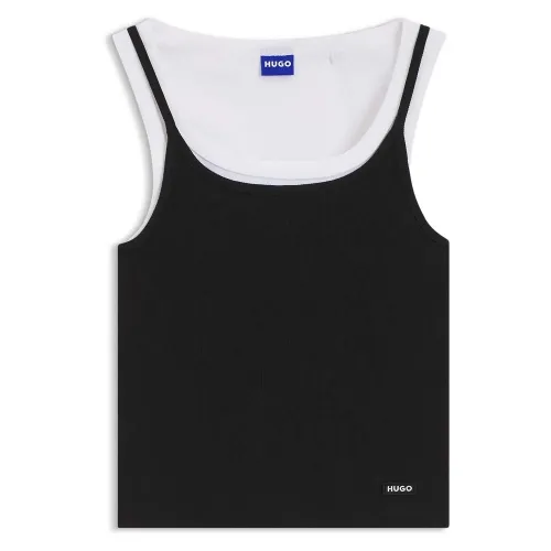 휴고 보스 Dorough 10279036 BLUE 나시 티셔츠 142987853