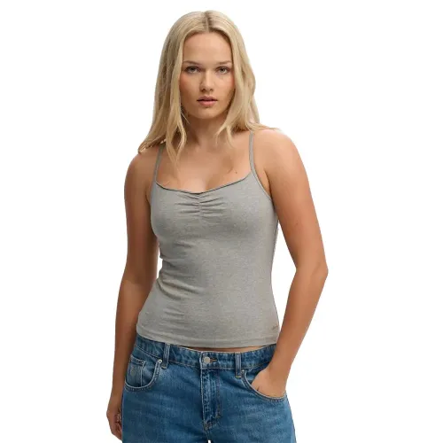 슈퍼드라이 Athletic 에센셜 Gathered Cami 나시 티셔츠 143015333