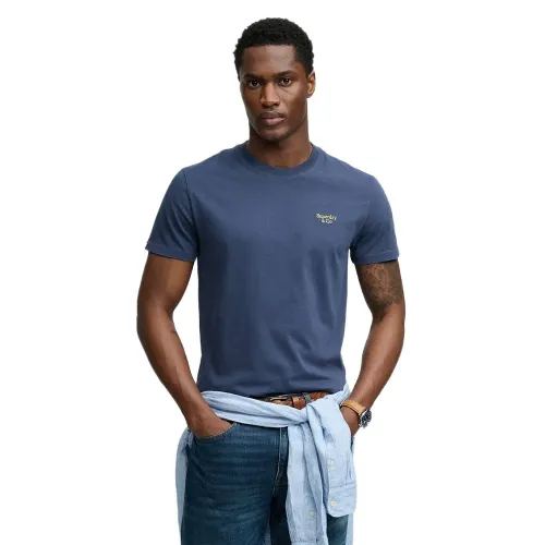 슈퍼드라이 에센셜 Serif 로고 엠브로이더드 반팔 티셔츠 143015369