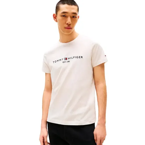 타미힐피거 로고 반팔 티셔츠 143021484