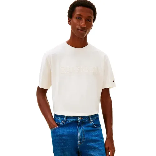 타미힐피거 Mix Media 그래픽 반팔 티셔츠 143021496