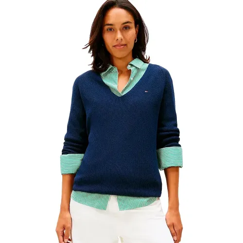 타미힐피거 WW0WW44452 V넥 스웨터 143021642