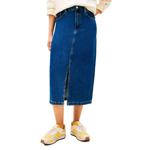 타미힐피거 WW0WW47729 Straight 핏 미디 스커트 143021661