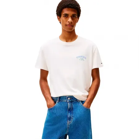 타미힐피거 Dollar Stack 레큘러 Fit 반팔 티셔츠 143021857