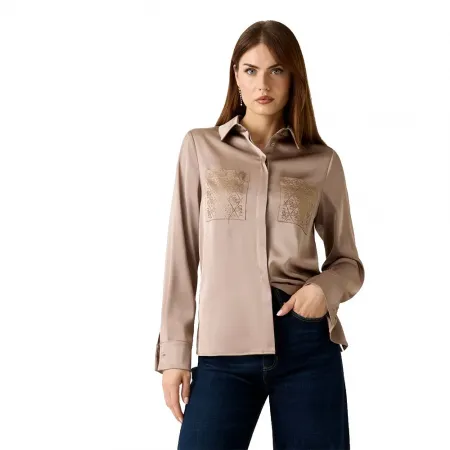 게스 Marguerite Hotfix 긴팔 셔츠 143029719