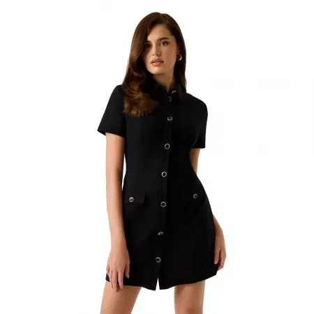 게스 W6RK34KCMU2 반팔 짧은 원피스 143030025