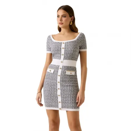 게스 W6RK42Z0361 반팔 짧은 원피스 143030028