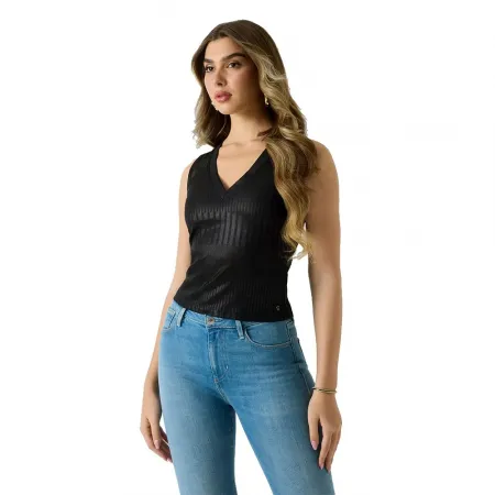 게스 W6RP10KC812 나시 V넥 티셔츠 143030060