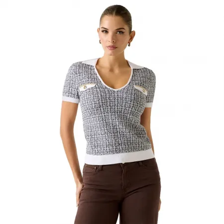 게스 W6RR27Z0361 반팔 스웨터 143030084