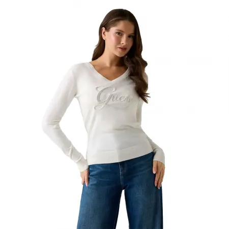 게스 W6RR50Z2NQ2 V넥 스웨터 143030103