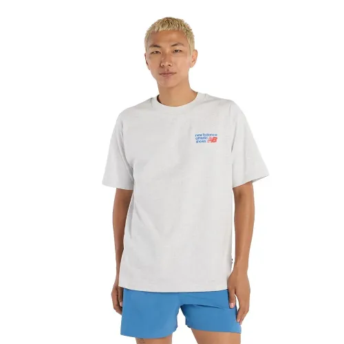 뉴발란스 Athletics 프리미엄 로고 반팔 티셔츠 143060004