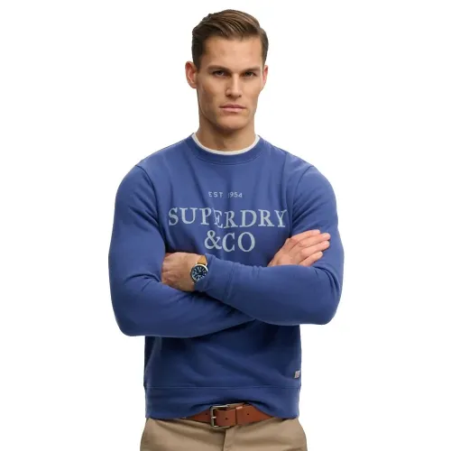 슈퍼드라이 1954 Company Relaxed 핏 스웨터 143062953