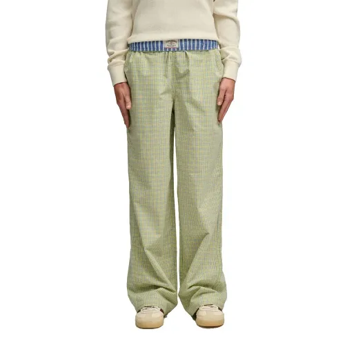 슈퍼드라이 Mini Check 코튼 바지 143063042