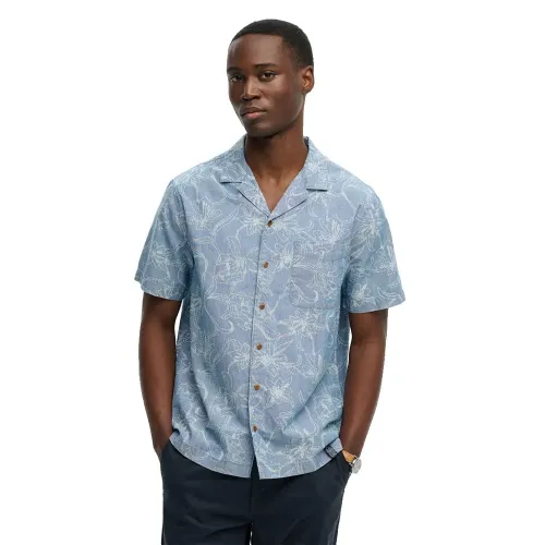 슈퍼드라이 빈티지 Loom Cabana 반팔 셔츠 143063081